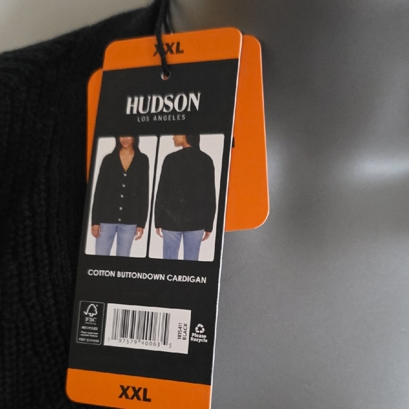 Hudson Jeans Black Knit Cardigan - Picture 5 of 10